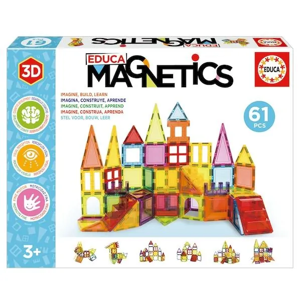 COFFRET EDUCA MAGNETICS - 61 PIECES