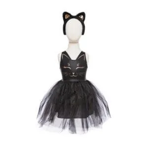 ROBE DE CHAT NOIR AVEC SERRE TETE - TAILLE 5/6 - GREAT PRETENDERS