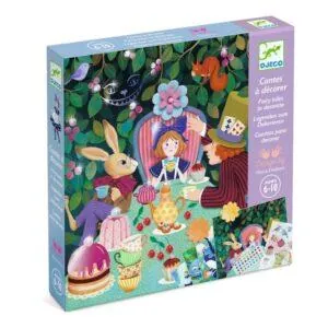 COFFRET CONTES A DECORER - AU PAYS DES MERVEILLES - DJECO