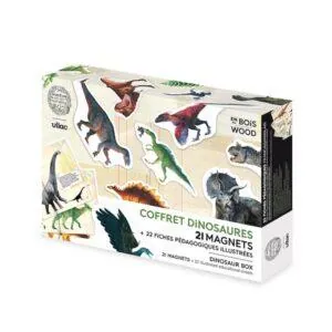 COFFRET MAGNETS DINOSAURES - MUSEUM HISTOIRE NATURELLE - VILAC