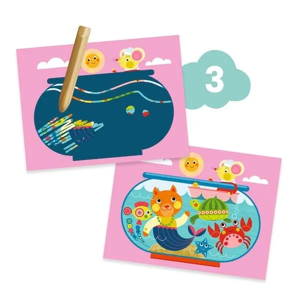 COFFRET 6 ACTIVITES - LE CHAT ET SES AMIS - DJECO – Image 4