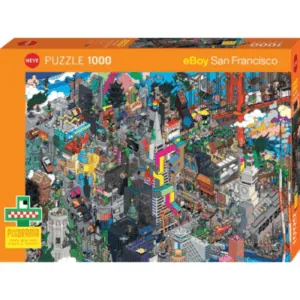PUZZLE HEYE - PIXORAMA - EBOY : QUETE DE SAN FRANCISCO - 1000 PIECES