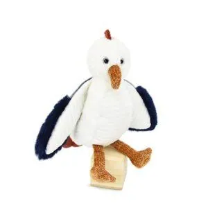 PELUCHE MOUETTE - TRESORS MARINS - HISTOIRE D'OURS