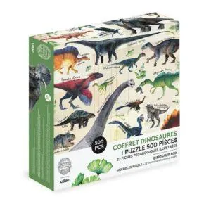 PUZZLE VILAC - MUSEUM HISTOIRE NATURELLE : DINOSAURES - 500 PIECES