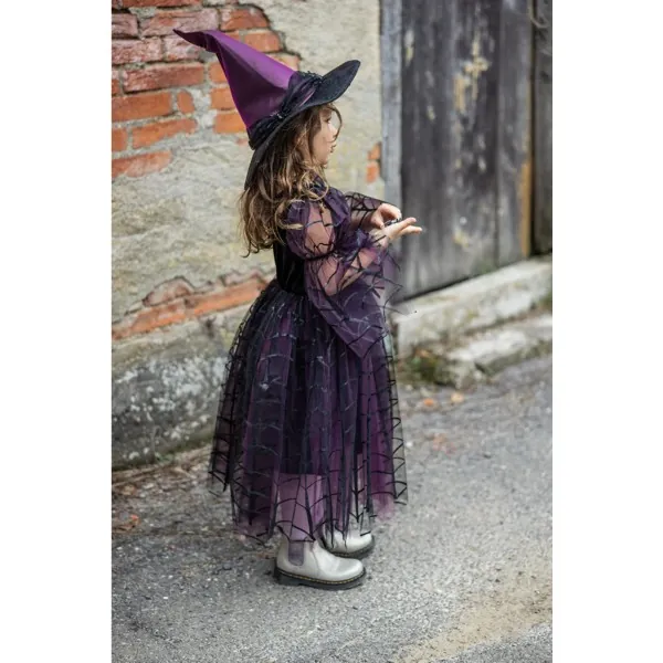 ROBE DE SORCIERE ARAIGNEE AVEC CHAPEAU - TAILLE 3/4 GREAT PRETENDERS – Image 4