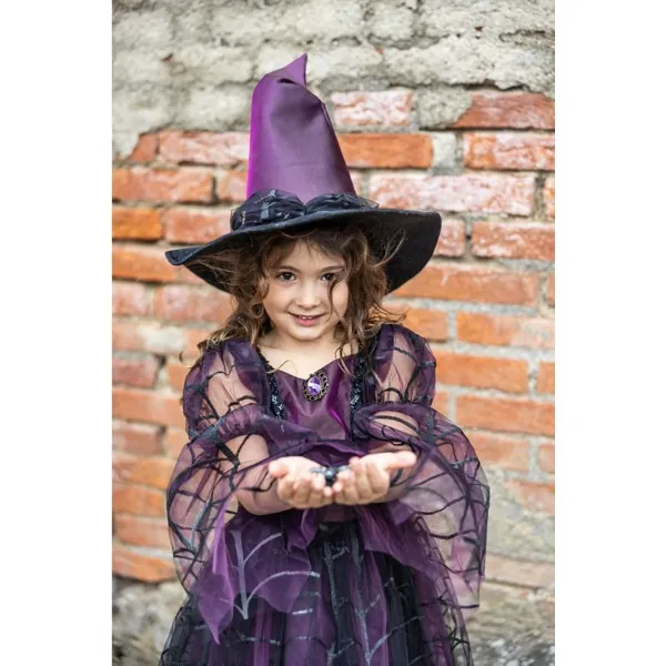 ROBE DE SORCIERE ARAIGNEE AVEC CHAPEAU - TAILLE 3/4 GREAT PRETENDERS – Image 3