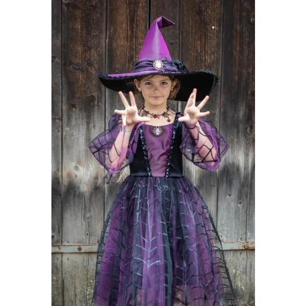 ROBE DE SORCIERE ARAIGNEE AVEC CHAPEAU - TAILLE 3/4 GREAT PRETENDERS – Image 2