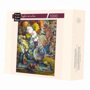 PUZZLE BOIS WILSON - K.E.B CHERRY : POISSONS FRUITS ET FLEURS - 1000 PIECES
