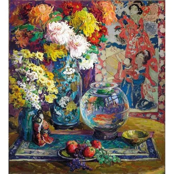 PUZZLE BOIS WILSON - K.E.B CHERRY : POISSONS FRUITS ET FLEURS - 1000 PIECES – Image 2
