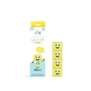 JOUET DE BAIN - CUBES JAUNES ALEX - GLO PALS