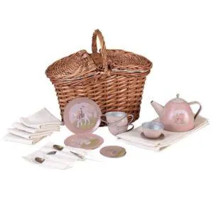 SET DE THE PRINCESSE ET PANIER EN OSIER - EGMONT TOYS