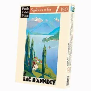 PUZZLE BOIS WILSON - R. BRODERS : LAC D'ANNECY - 150 PIECES