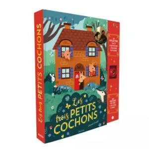 LIVRE PROJECTEUR - LES 3 PETITS COCHONS - AUZOU