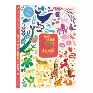 MON GRAND LIVRE D'EVEIL - LE MONDE DES COULEURS - AUZOU