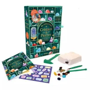 MA BIBLIOTHEQUE DE CRISTAUX ET PIERRES - AUZOU