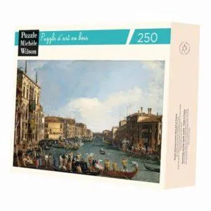 PUZZLE BOIS WILSON - CANALETTO : REGATE SUR LE GRAND CANAL - 250 PIECES