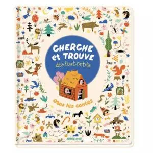 LIVRE CHERCHE ET TROUVE DES TOUT PETITS : LES CONTES - AUZOU