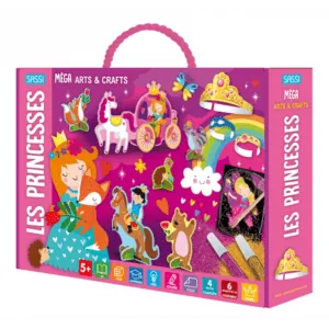 COFFRET LOISIRS CREATIFS - LES PRINCESSES - SASSI