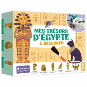 COFFRET MES TRESORS D'EGYPTE A DETERRER - AUZOU