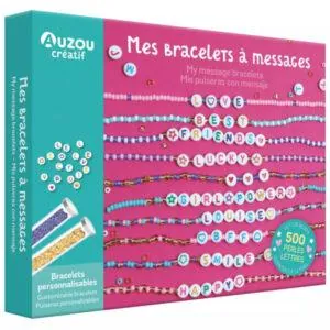 COFFRET BIJOUX - MES BRACELETS A MESSAGES - AUZOU