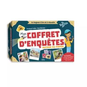 COFFRET ENQUETE AUTOUR DU MONDE - AUZOU