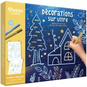 MON COFFRET D'ARTISTE - DECORATION SUR VITRE - AUZOU