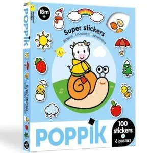 POSTERS STICKERS POUR LES TOUT PETITS - LES SAISONS - POPPIK