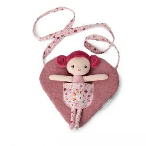 POUPEE ALINE AVEC SAC COEUR - LILLIPUTIENS