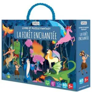 COFFRET SASSI : LA FORET ENCHANTEE LIVRE + PUZZLE 60 PIECES
