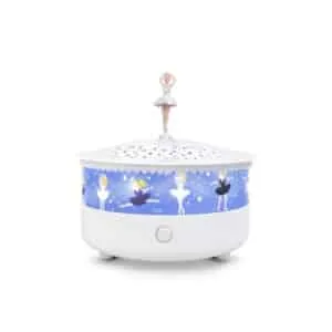 VEILLEUSE MUSICALE PROJECTEUR ETOILES : BALLERINE - TROUSSELIER
