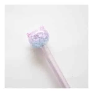 STYLO FANTAISIE CHAT VIOLET - YUKO.B