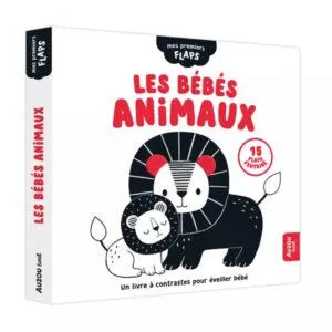 LIVRE MES PREMIERS FLAPS BEBES ANIMAUX - AUZOU