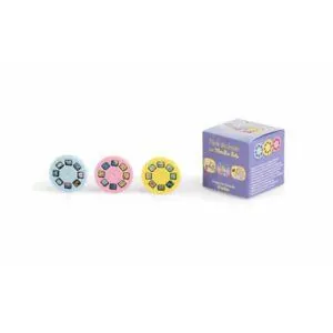 BOITE DE 3 DISQUES POUR LAMPE A HISTOIRES - CROQUE BISOUS - MOULIN ROTY