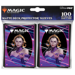 MTG- FOUNDATIONS 100CT DECK PROTECTOR SL. DARK