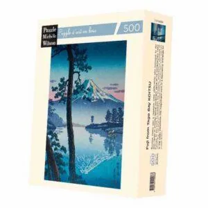 PUZZLE BOIS WILSON - TSUCHIYA KOITSU : FUJI DEPUIS LA BAIE DE TAGO - 500 PIECES