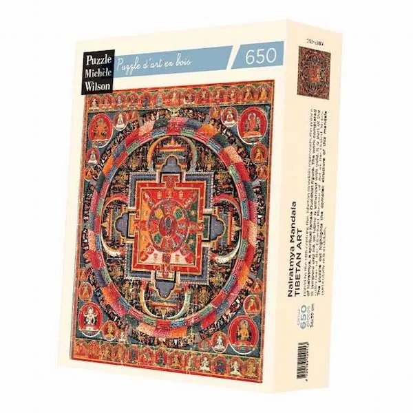 PUZZLE BOIS WILSON - ART TIBETAIN : MANDALA DE NAIRATMYA - 650 PIECES