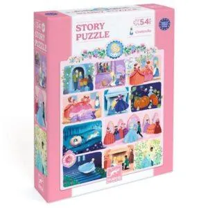 STORY PUZZLE DJECO : CENDRILLON - 54 PIECES