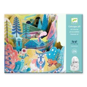 POCHETTE COLORIAGE AU SOMMET DU MONDE - DJECO