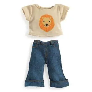 VETEMENTS POUPEE POMEA LOVELY TENUE IVORY - DJECO