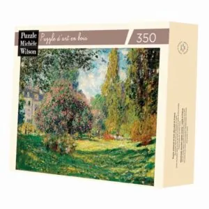 PUZZLE BOIS WILSON - C. MONET : LE PARC MONCEAU - 350 PIECES