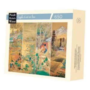 PUZZLE BOIS WILSON - OCHIAI ROFU : LES ENVIRONS DE KYOTO - 650 PIECES