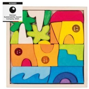 COFFRET DE CONSTRUCTION HONOLULU + 3 GALETS DE VERRE - GOKI