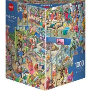 PUZZLE HEYE - B. TANCK : GYMNASTIQUE POUR ANIMAUX - 1000 PIECES