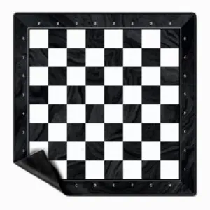 Tapis Echecs Néoprène 45cm