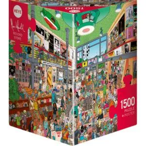 PUZZLE HEYE - M. HEROLD : MAGASIN DE VINYLES - 1500 PIECES
