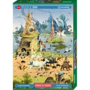 PUZZLE HEYE TAKE A TRIP : AVEC HIERONYMUS BOSCH - 500 PIECES