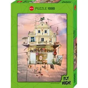 PUZZLE HEYE FLY HIGH - N. BRAUTIGAM : TREASURE HOUSE - 1000 PIECES