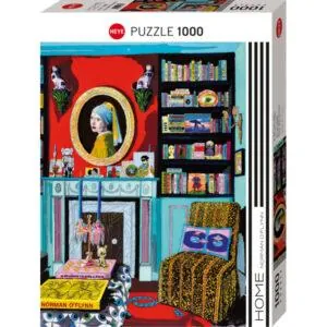 PUZZLE HEYE HOME - N. O'FLYNN : CHAMBRE AVEC VERMEER - 1000 PIECES