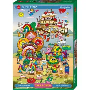 PUZZLE HEYE TAKE A TRIP : AVEC JON BURGERMAN - 500 PIECES