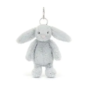 PELUCHE PORTE CLES LAPIN GRIS ARGENT - JELLYCAT